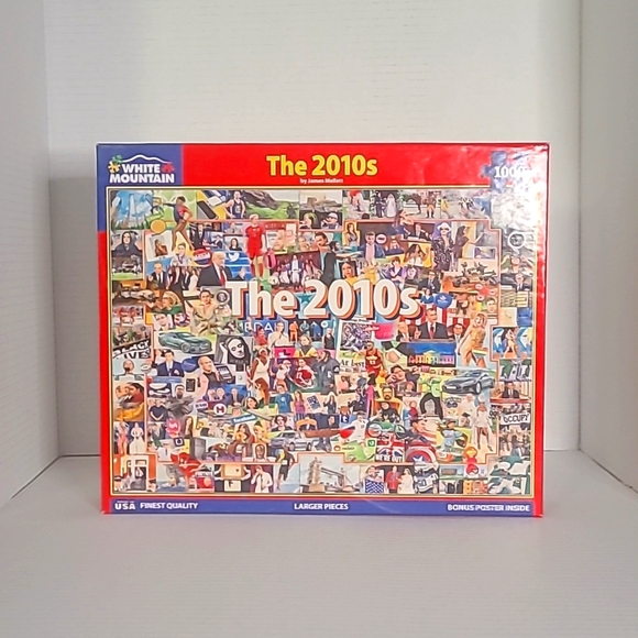 White Mountain Puzzles 1000 Teile – A Day At The Beach, 61 X 76,2 Cm, Aus Recycelter Pappe